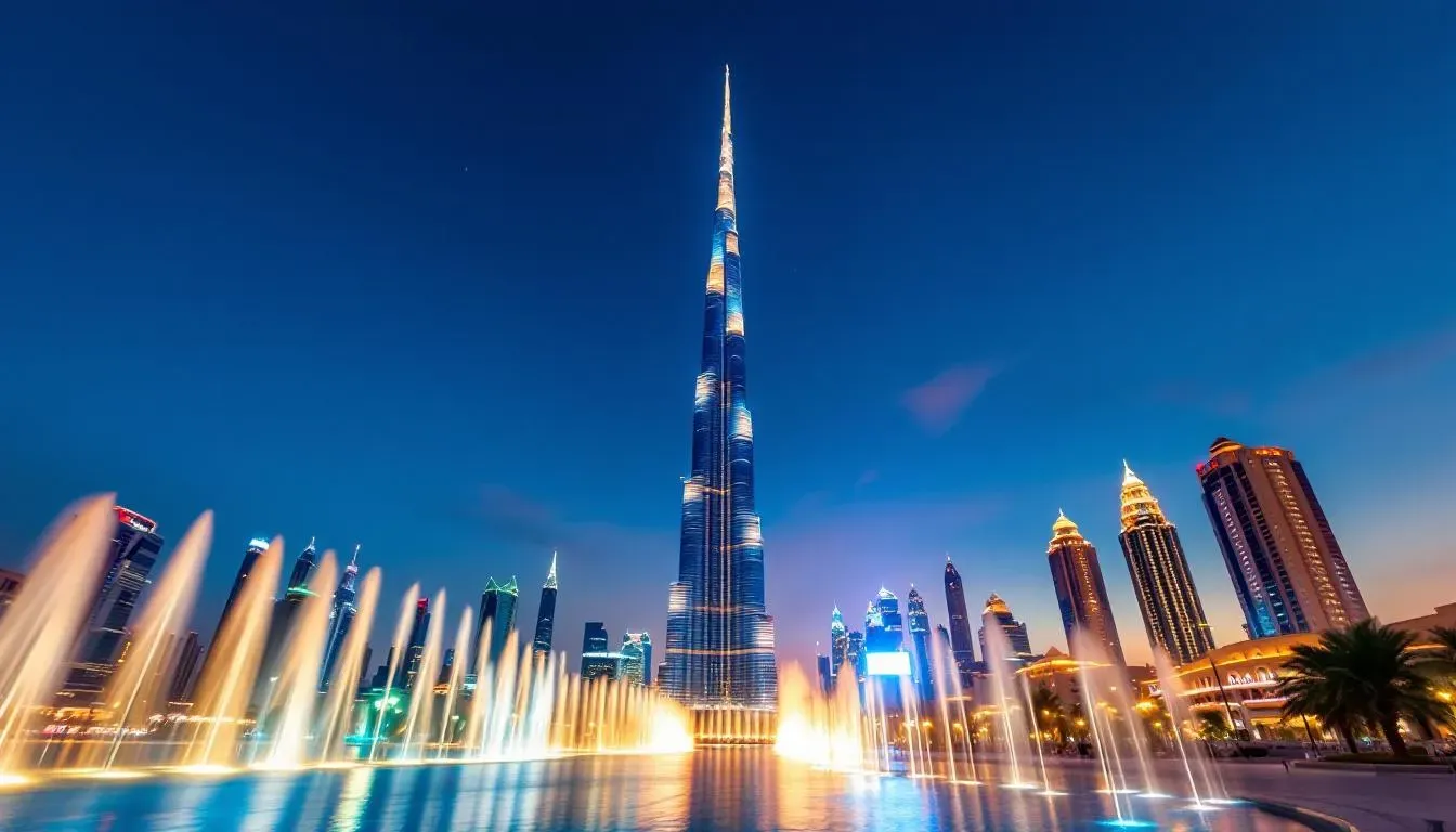 iconic landmark Dubai - filming location in United Arab Emirates