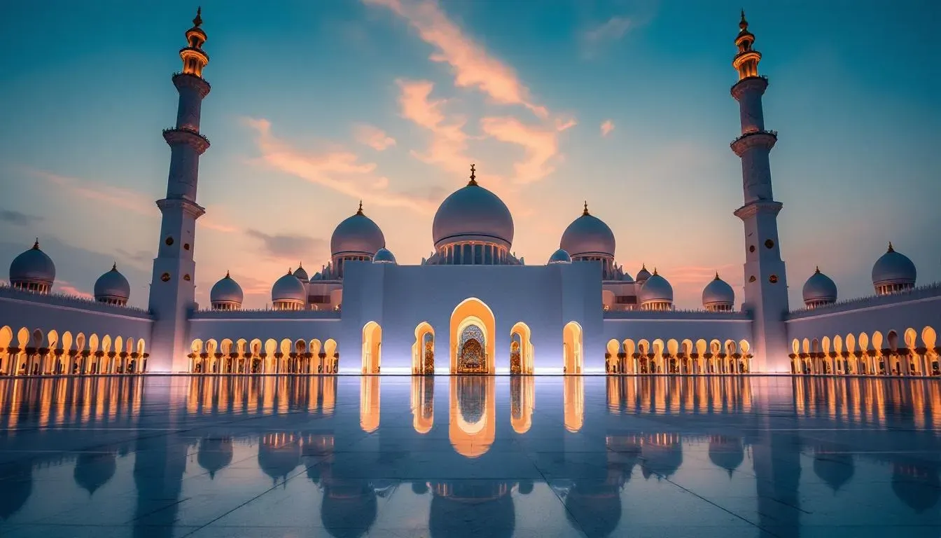 Filming in Abu Dhabi