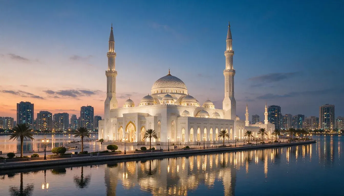 Filming in Sharjah