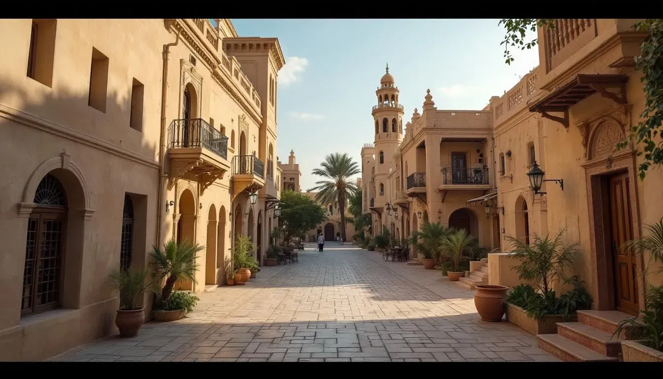 Heart of Sharjah heritage district - filming location in United Arab Emirates